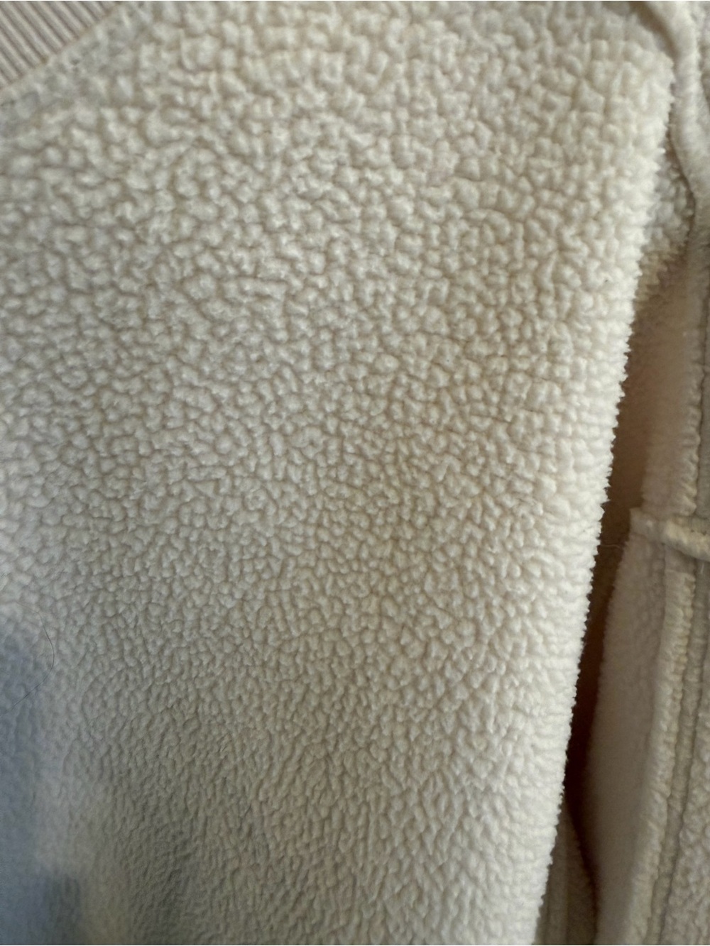Pilcro Women's Cream Sherpa Pullover Sweatshirt - Picture 2 of 4